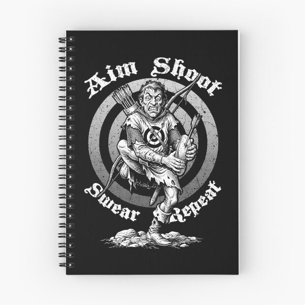 Item preview, Archery Aim Shoot Swear Repeat Funny Medieval Archer designed and sold by GrandeDuc.