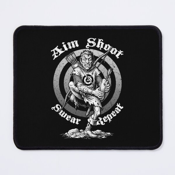 Item preview, Archery Aim Shoot Swear Repeat Funny Medieval Archer designed and sold by GrandeDuc.