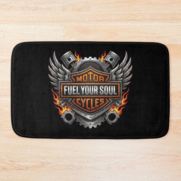 Item preview, Harley Davidson Fuel Your Soul Dark Custom Bike Artwork designed and sold by enzoade.
