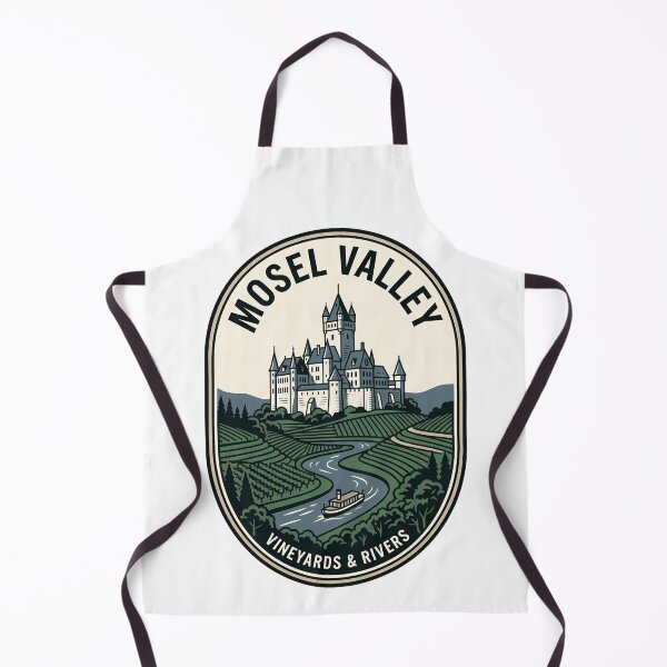 Item preview, Vintage Mosel Valley Germany River Castle Vineyards designed and sold by k3rstman1.