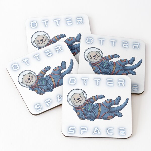 Item preview, Otter Space Astronaut Space Saying Art designed and sold by Shirt-Otakus.