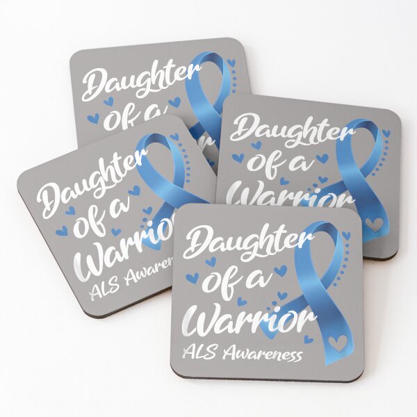 Item preview, ALS Awareness Month Daughter of A Warrior Fighter Mom Dad designed and sold by KathieFaugh.