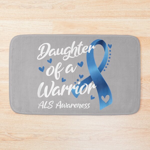 Item preview, ALS Awareness Month Daughter of A Warrior Fighter Mom Dad designed and sold by KathieFaugh.