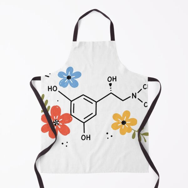 Item preview, Epinephrine Molecule Floral Wildflower Neuroscience designed and sold by bosamji.