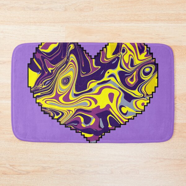 Item preview, Electric Yellow and Purple Swirl – Bold Psychedelic Abstract Art  designed and sold by Zeddessay.
