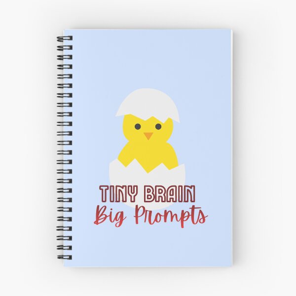 Item preview, Tiny Brain Big Prompts Funny Prompt Engineer AI Shirt | Generative AI Humour Tee design designed and sold by Yesss-Mau.