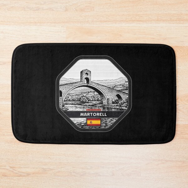 Item preview, Martorell Spain Linocut Style  designed and sold by Thistle-TShop.
