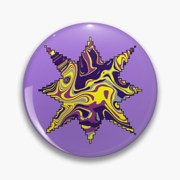 Item preview, Electric Yellow and Purple Swirl – Bold Psychedelic Abstract Art  designed and sold by Zeddessay.