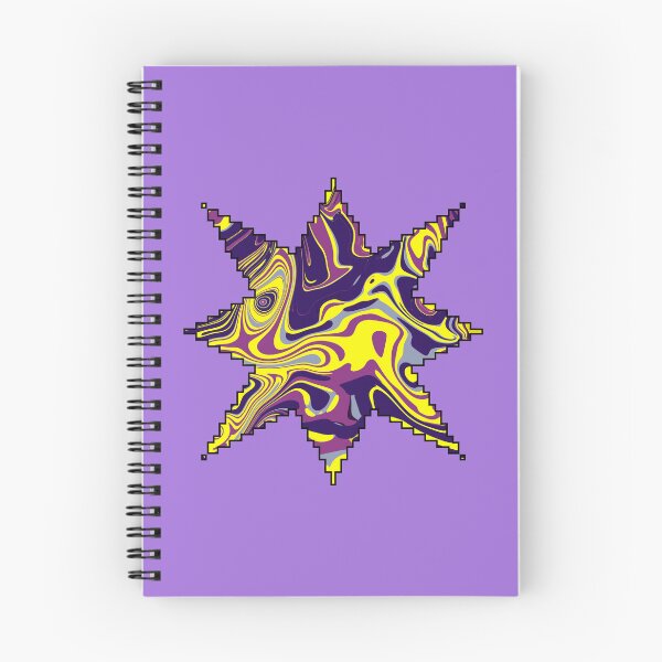 Item preview, Electric Yellow and Purple Swirl – Bold Psychedelic Abstract Art  designed and sold by Zeddessay.