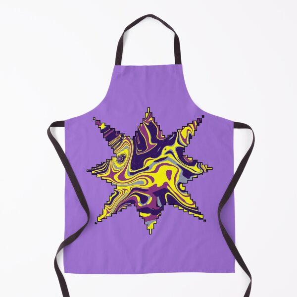Item preview, Electric Yellow and Purple Swirl – Bold Psychedelic Abstract Art  designed and sold by Zeddessay.