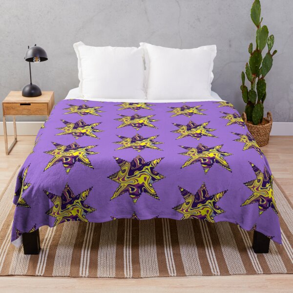 Item preview, Electric Yellow and Purple Swirl – Bold Psychedelic Abstract Art  designed and sold by Zeddessay.