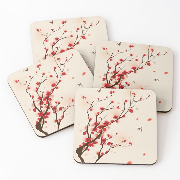 Item preview, Oriental Plum Blossoms in Bloom - 005 designed and sold by OriArtiste.