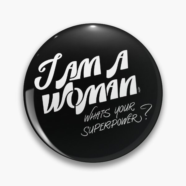Item preview, I Am A Woman What's Your Superpower – Feminist Lettering Print designed and sold by ByKahlie.