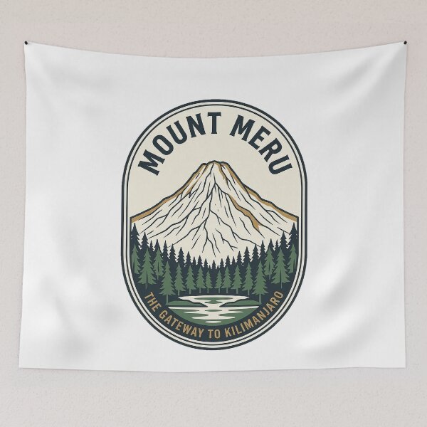 Item preview, Mount Meru Tanzania Gateway To Kilimanjaro Vintage designed and sold by k3rstman1.