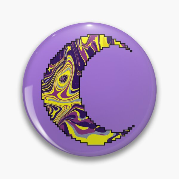 Item preview, Electric Yellow and Purple Swirl – Bold Psychedelic Abstract Art  designed and sold by Zeddessay.