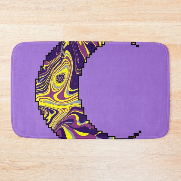 Item preview, Electric Yellow and Purple Swirl – Bold Psychedelic Abstract Art  designed and sold by Zeddessay.