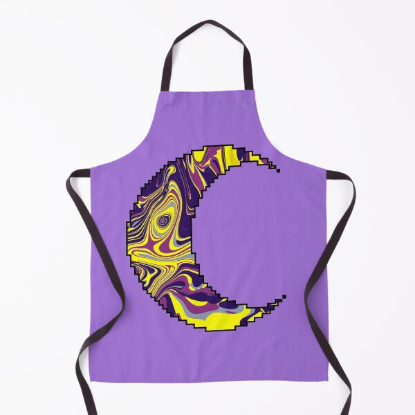 Item preview, Electric Yellow and Purple Swirl – Bold Psychedelic Abstract Art  designed and sold by Zeddessay.