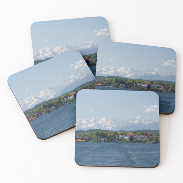 Item preview, Seeshaupt on Starnberg Lake with the German Alps designed and sold by Kasia Design.