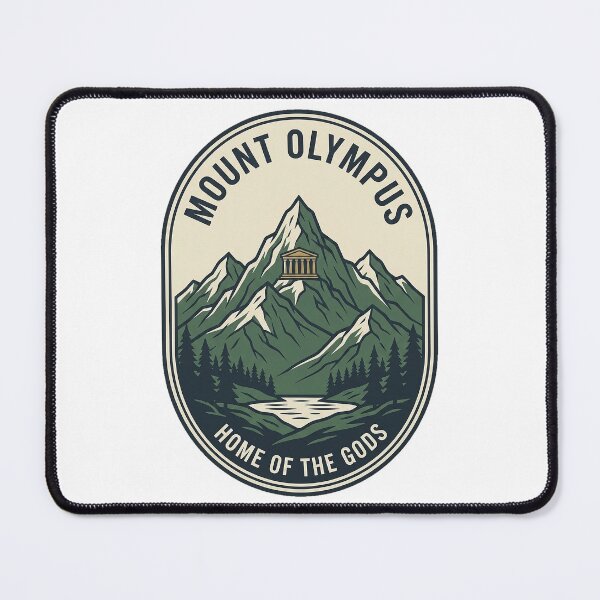 Item preview, Vintage Mount Olympus Greek Mythology Mountain Badge designed and sold by k3rstman1.