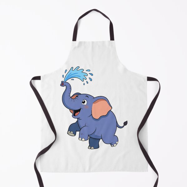 Item preview, Cute Playful Baby Elephant Spraying Water designed and sold by Asapusri.