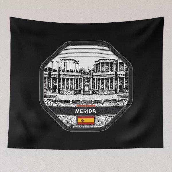 Item preview, Merida Spain Linocut Style  designed and sold by Thistle-TShop.