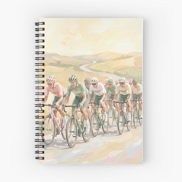Item preview, Cycling Peloton on Country Lane Abstract designed and sold by Pastelle Art.