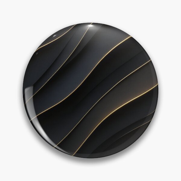 Item preview, Black Gold Fluid Waves designed and sold by Bellassi.