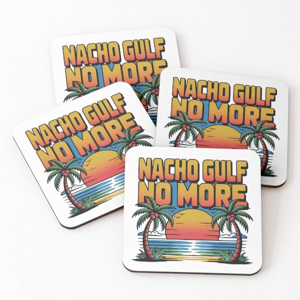 Item preview, Nacho Gulf No More Vintage T-Shirt Retro Tropical Sunset Tee designed and sold by MerchlyMike.