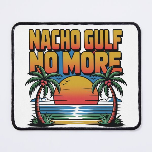 Item preview, Nacho Gulf No More Vintage T-Shirt Retro Tropical Sunset Tee designed and sold by MerchlyMike.