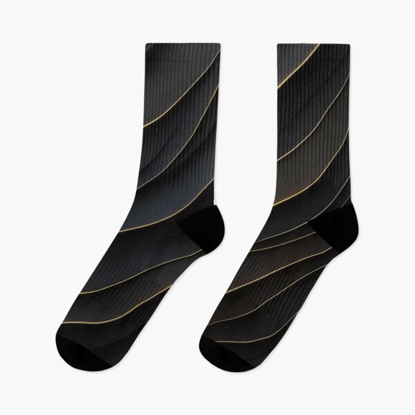 Item preview, Black Gold Fluid Waves designed and sold by Bellassi.