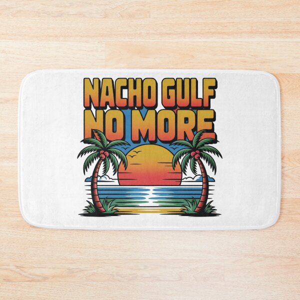 Item preview, Nacho Gulf No More Vintage T-Shirt Retro Tropical Sunset Tee designed and sold by MerchlyMike.