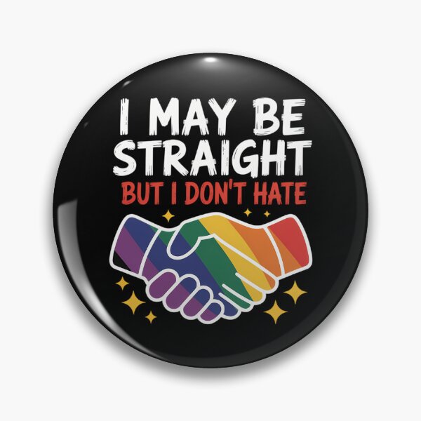 Item preview, I May Be Straight But I Dont Hate Gay Pride Flag LGBTQ Ally designed and sold by sailorjessiArt.