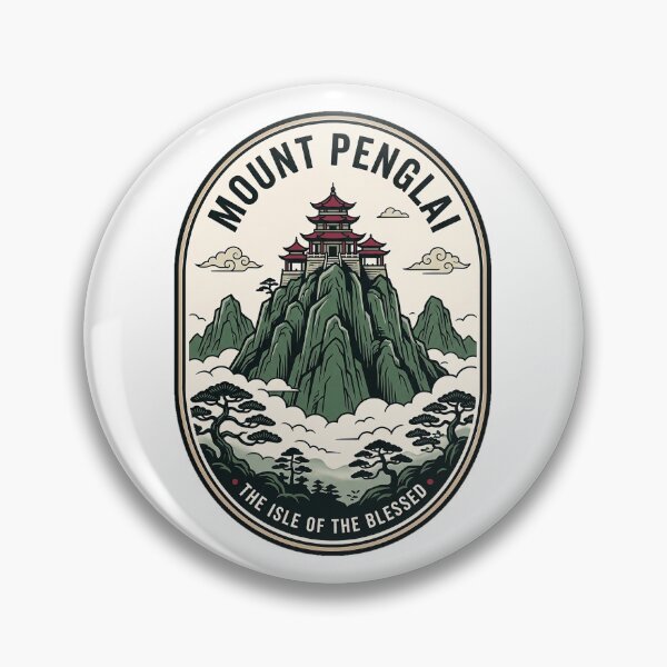 Item preview, Vintage Mount Penglai Isle Of The Blessed Pagoda designed and sold by k3rstman1.