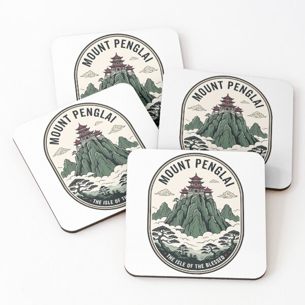 Item preview, Vintage Mount Penglai Isle Of The Blessed Pagoda designed and sold by k3rstman1.