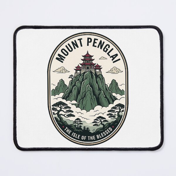Item preview, Vintage Mount Penglai Isle Of The Blessed Pagoda designed and sold by k3rstman1.