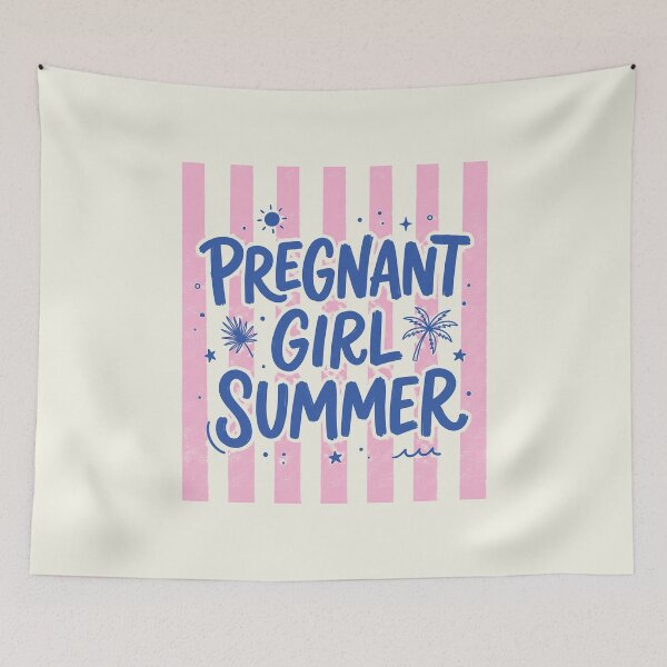 Item preview, Pregnant Girl Summer Retro Typography Mom To Be designed and sold by AdyKurniawan.