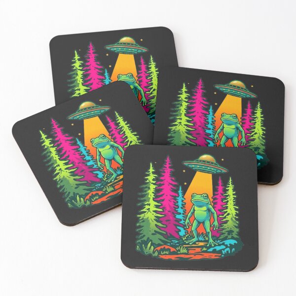 Item preview, Frog Man Alien Abduction Forest Cryptozoology  designed and sold by Littermin.