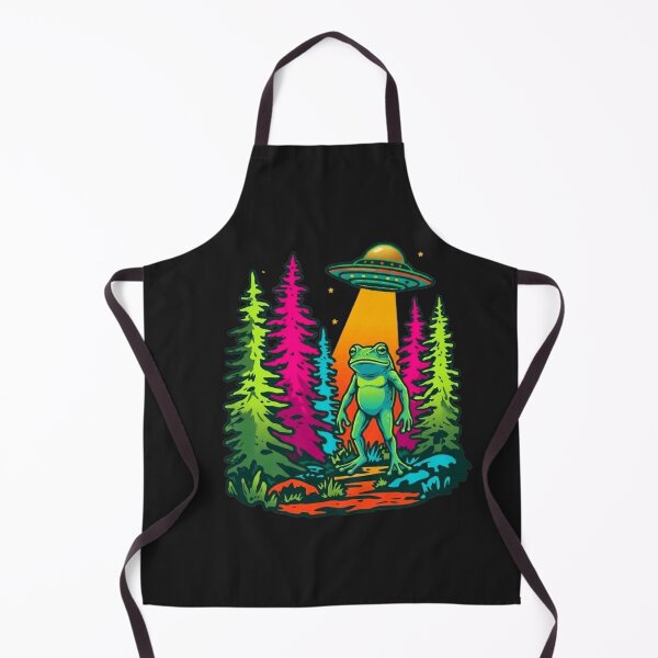 Item preview, Frog Man Alien Abduction Forest Cryptozoology designed and sold by Littermin.