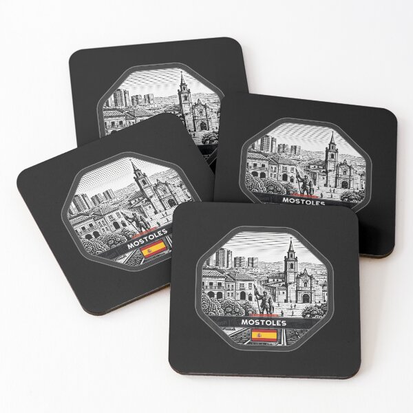 Item preview, Mostoles Spain Linocut Style  designed and sold by Thistle-TShop.