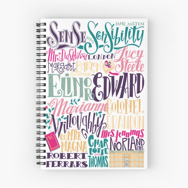Item preview, Sense and Sensibility Word Art designed and sold by Lbeck1869.