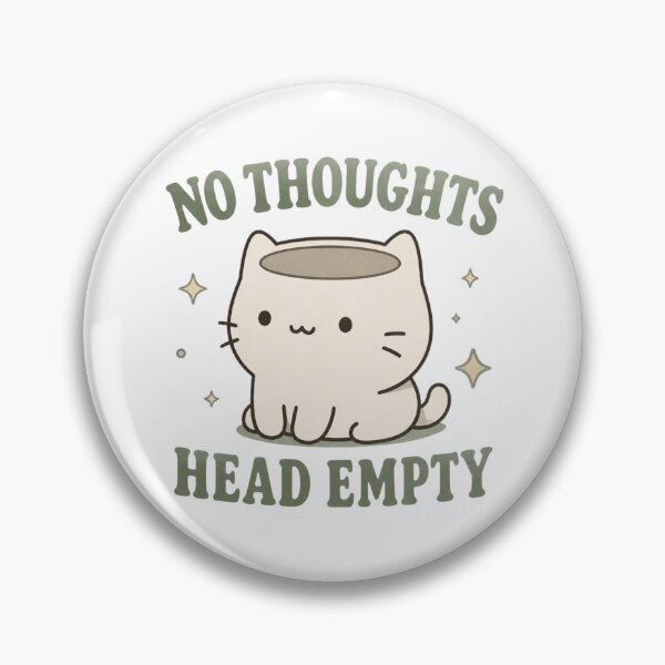 Item preview, No Thoughts Head Empty Funny Meme Shirt designed and sold by kaream1308.