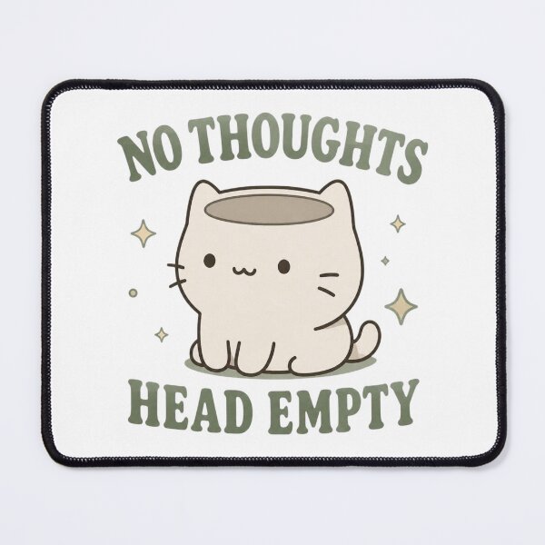 Item preview, No Thoughts Head Empty Funny Meme Shirt designed and sold by kaream1308.