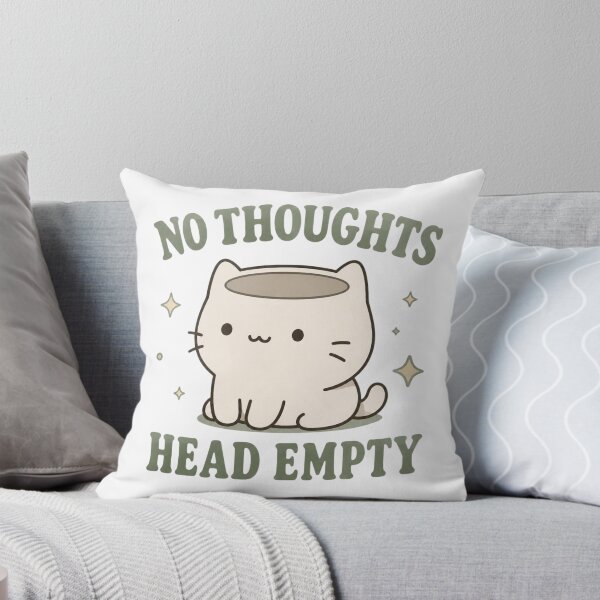 Item preview, No Thoughts Head Empty Funny Meme Shirt designed and sold by kaream1308.