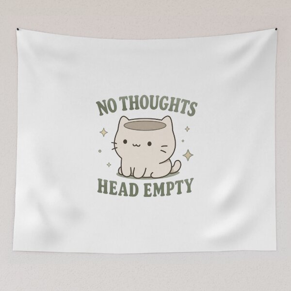 Item preview, No Thoughts Head Empty Funny Meme Shirt designed and sold by kaream1308.
