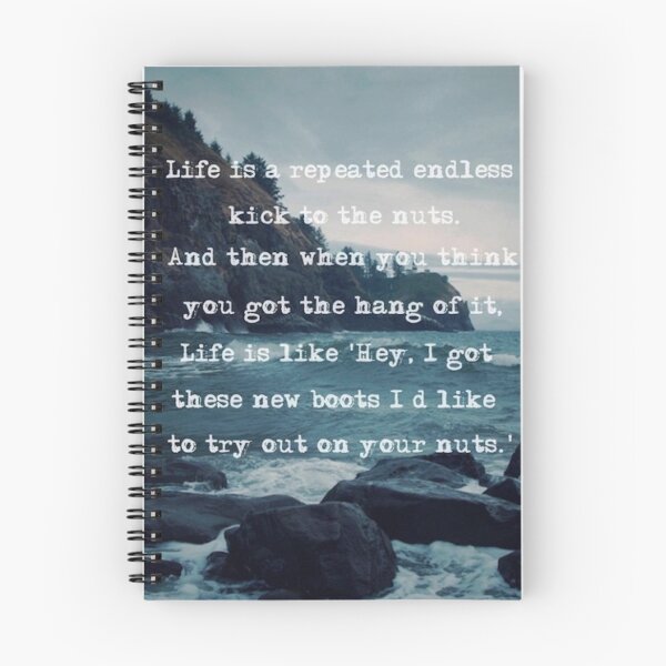 Item preview, GG: Life kicks you in the nuts aesthetic quote designed and sold by Jasmine2160.