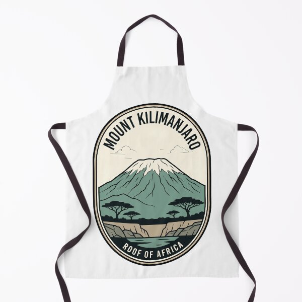 Item preview, Mount Kilimanjaro Tanzania Retro Mountain Badge designed and sold by k3rstman1.