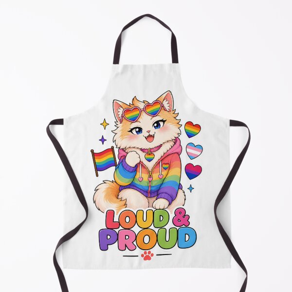 Item preview, Loud & Proud Pride Cat Sticker designed and sold by MoodCats.