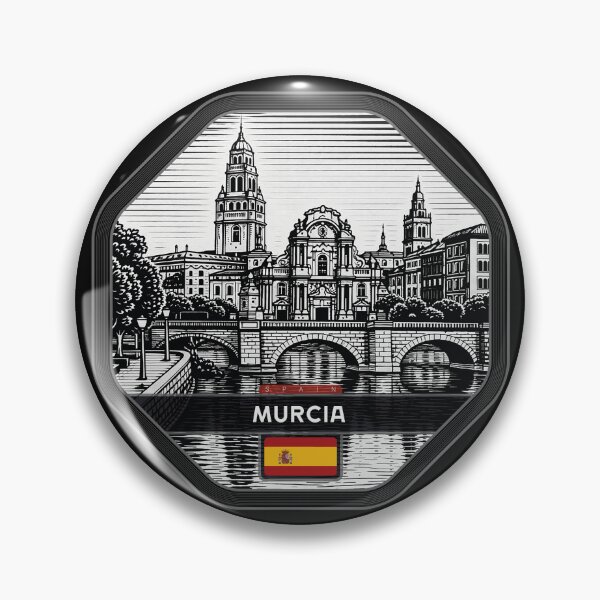 Item preview, Murcia Spain Linocut Style  designed and sold by Thistle-TShop.