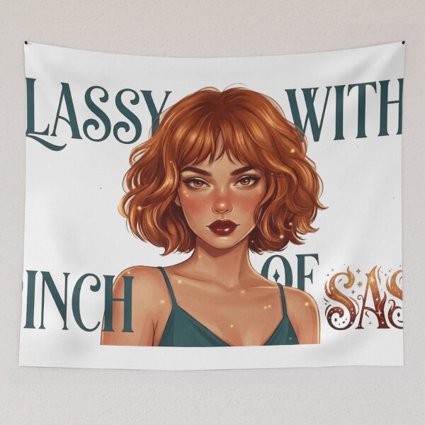 Item preview, Classy with a pinch of Sass Blushy Pop Art  designed and sold by JC Riche.