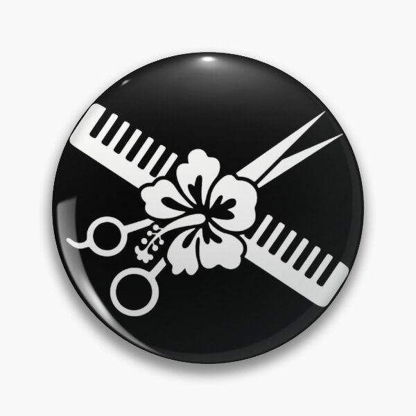 Item preview, Tropical Hair Stylist Barber Scissors Comb Hibiscus Flower Design designed and sold by haitrieuic96.